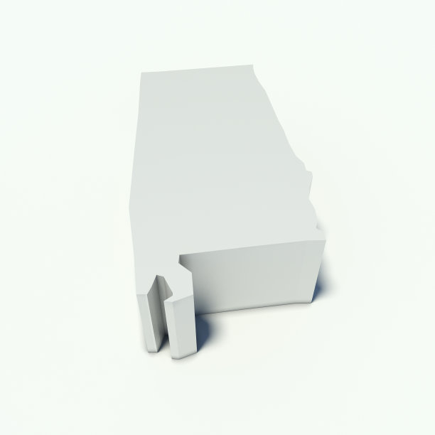 阿拉巴马州地图图片下载