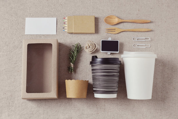 身份品牌模型集，选择性焦点，调色图片下载