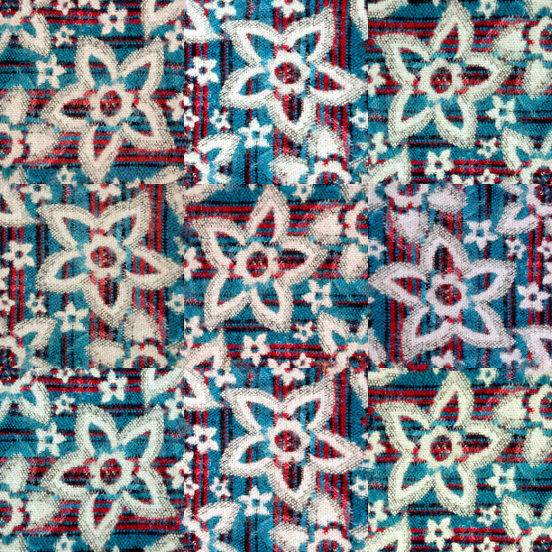 星星和花朵的图案图片下载