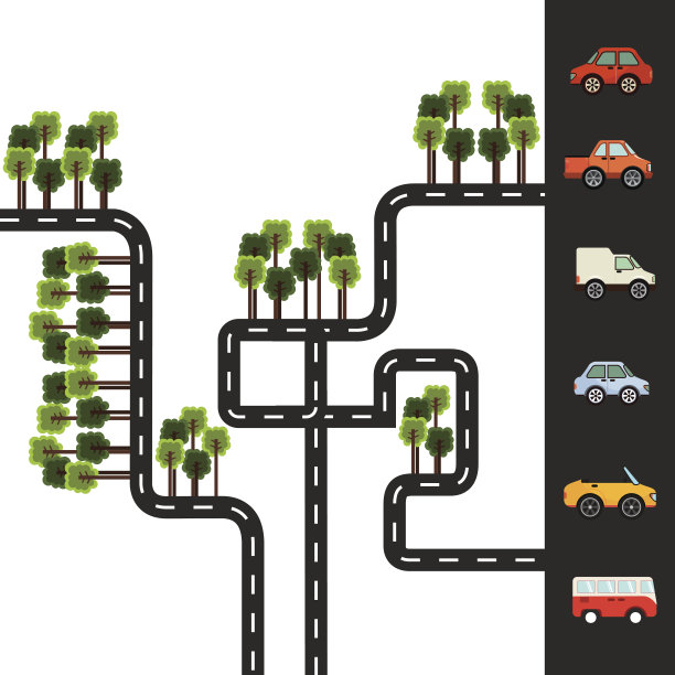 城市道路图片下载