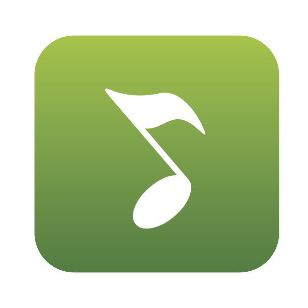 歌注设计上绿色按钮，干净矢量图片下载