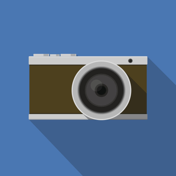 平面设计的相机图标图片下载