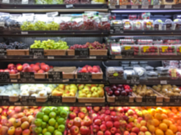 超市货架散焦背景图片下载