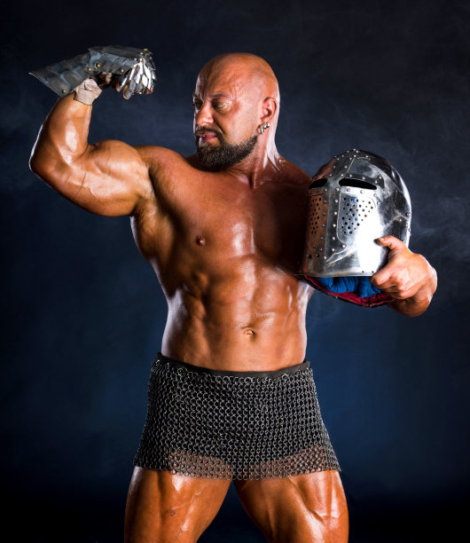 健美的古代武士图片下载