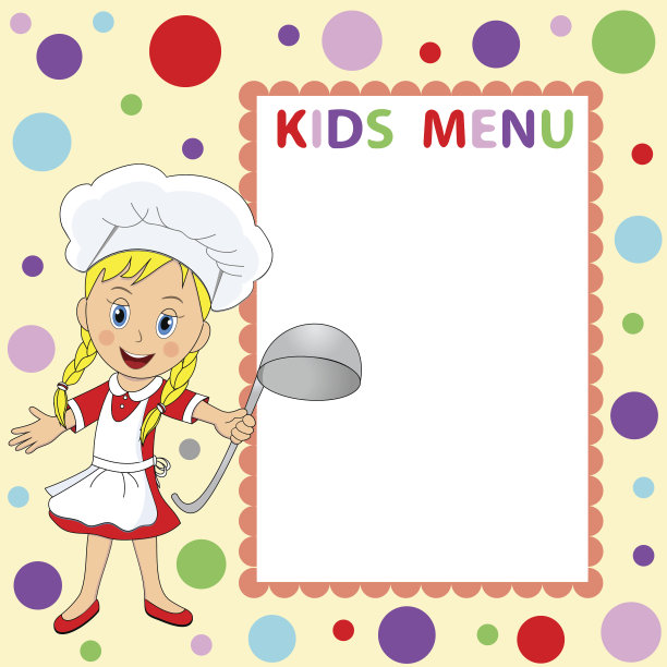 孩子的菜单图片下载