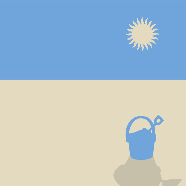 最小的海滩风景图片下载