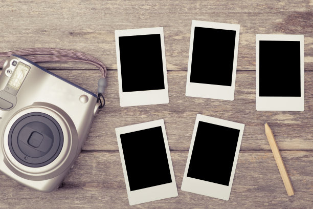 相框，瞬间照片的宝丽来图片下载