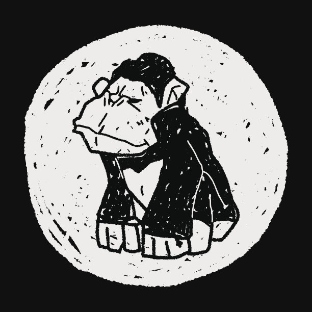 猩猩猴子涂鸦图片下载