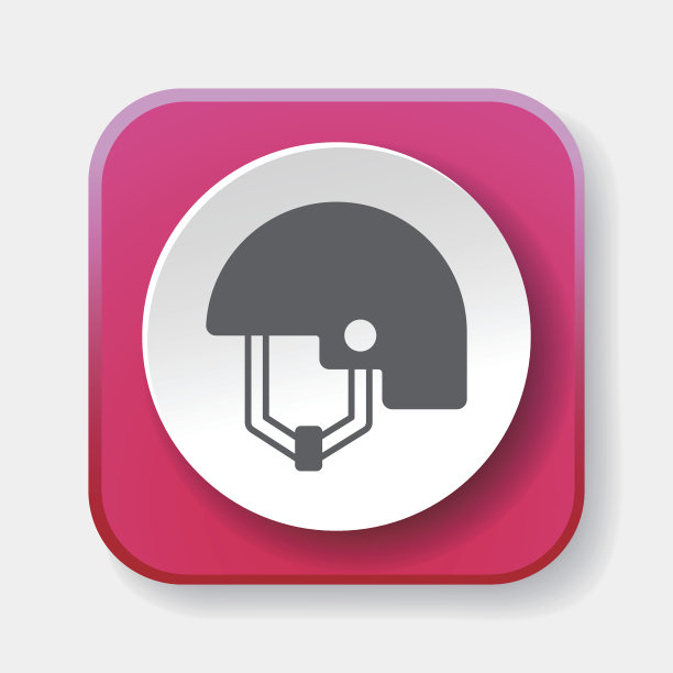 橄榄球头盔图标图片下载