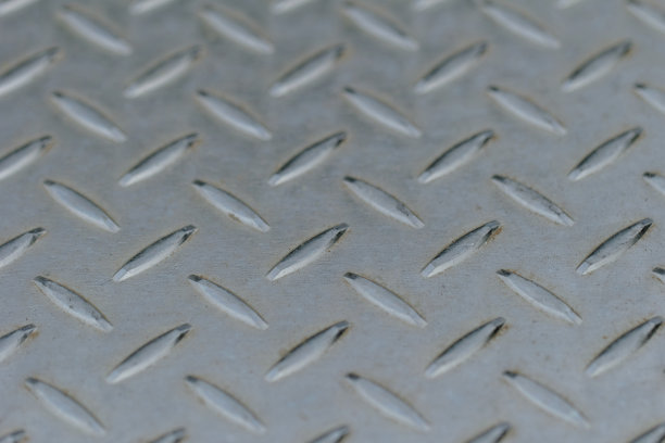 无缝钢菱形板纹理图片下载