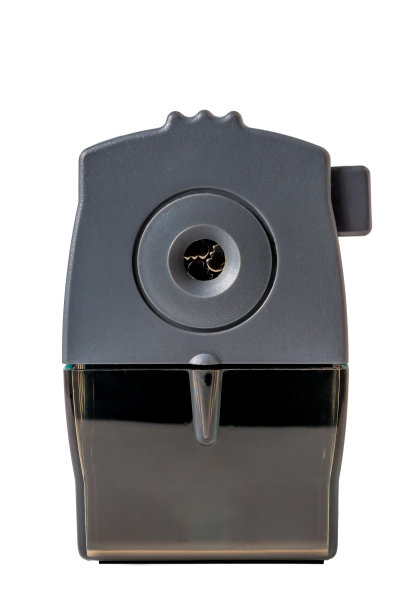 机械卷笔刀孤立特写图片下载