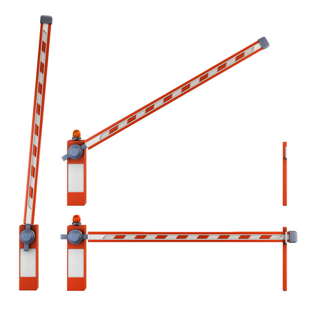 大门被隔离在白色的背景上。3 d。图片下载