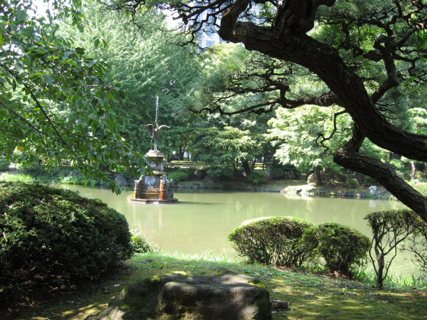 喷泉皇家园林图片下载