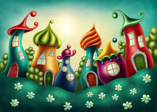 房屋插画素材ID：126090820