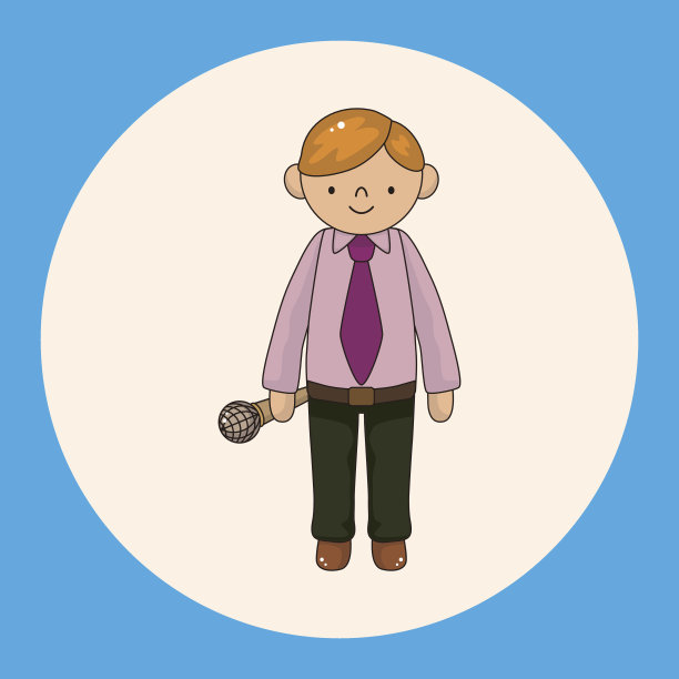 上班族主题元素图片下载