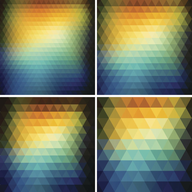 抽象复古三角形背景图片下载