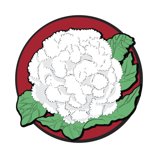 菜花剪贴画图片下载