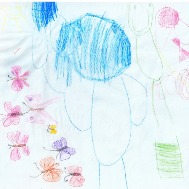 摘要儿童绘画素材图片