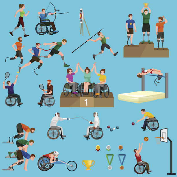 为残疾人提供的体育运动、身体活动和竞赛图片下载