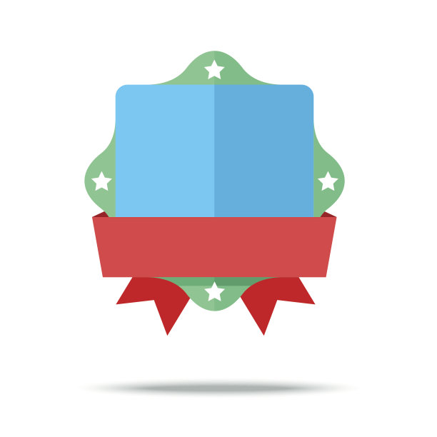 扁平样式的徽章图标。矢量插图与简单的设计图片下载