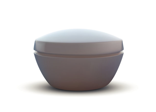 白色包装模型的奶油。图片下载