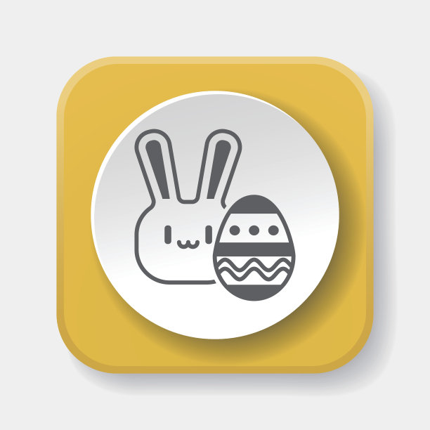 复活节兔子图标图片下载
