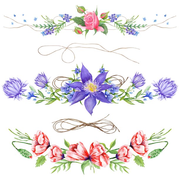 破旧别致的水彩插图图片下载