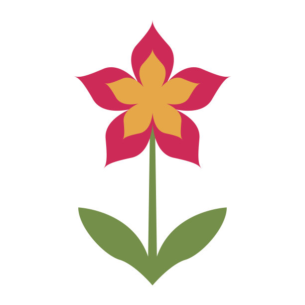 可爱的花卉自然图标图片下载