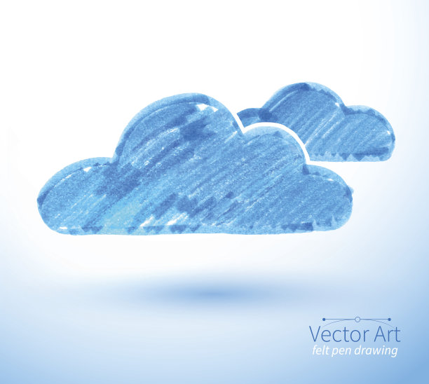 矢量图的云。图片下载