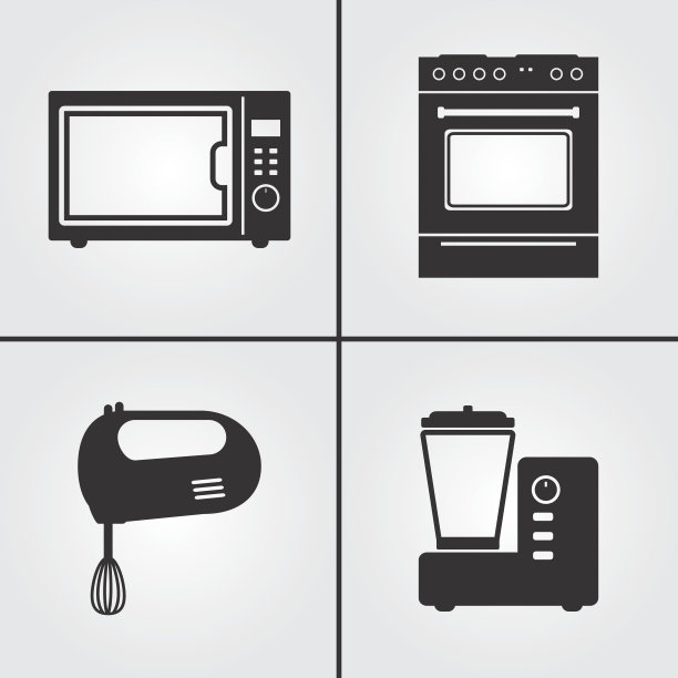 厨房电器的图标图片下载