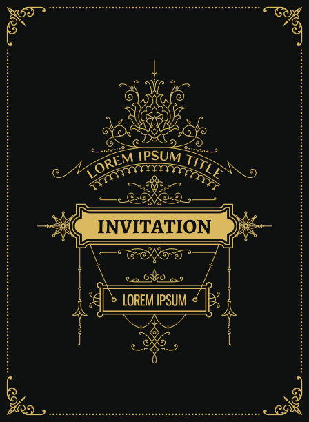 花卉邀请模板图片下载