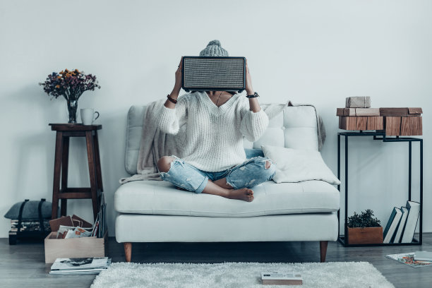 神秘的女人。素材图片