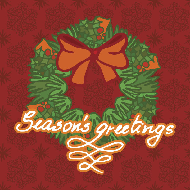 圣诞花环图片下载