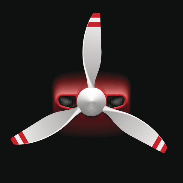 黑色螺旋桨的轻型飞机图片下载