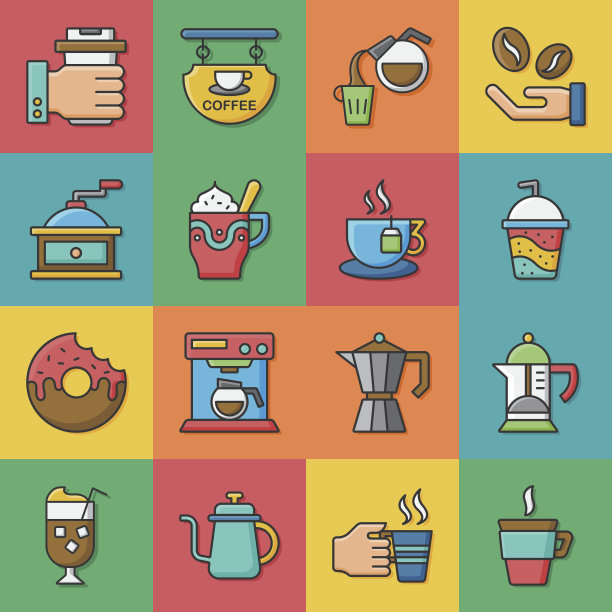 可爱的手绘插画图片下载