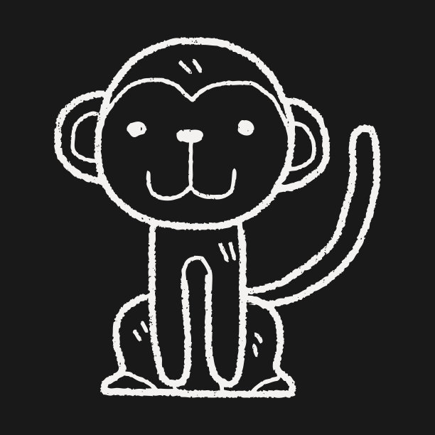 猴子涂鸦图片下载