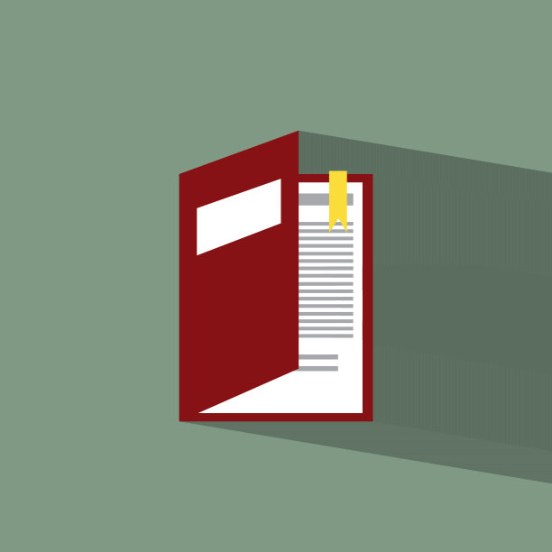 书平面图标矢量插图eps10图片下载