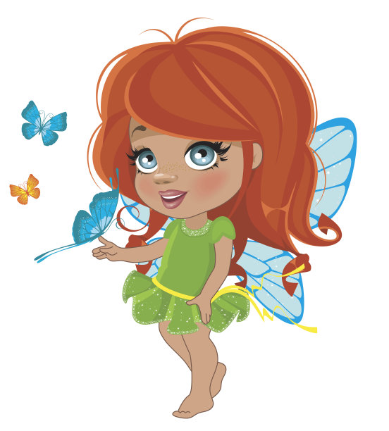 穿着优雅裙子的仙女图片下载