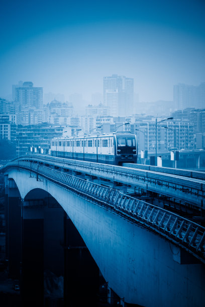 重庆地铁单轨移动,图片下载