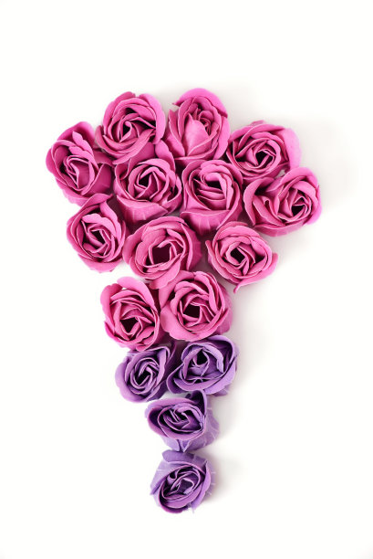 肥皂玫瑰花束图片下载