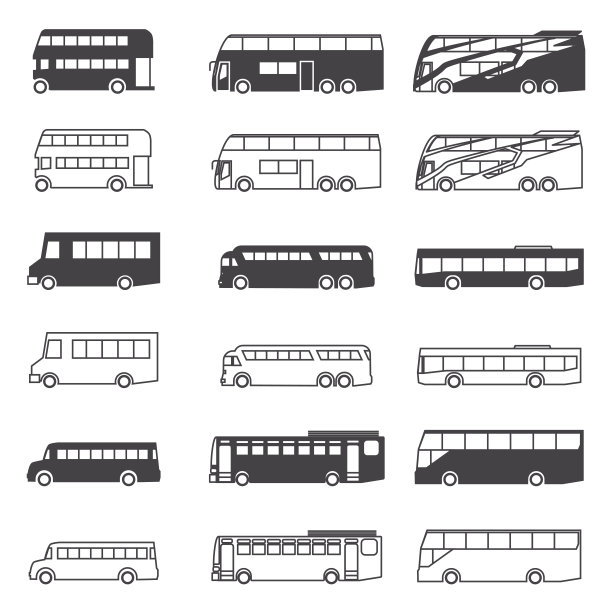 公共汽车图标设置图片下载