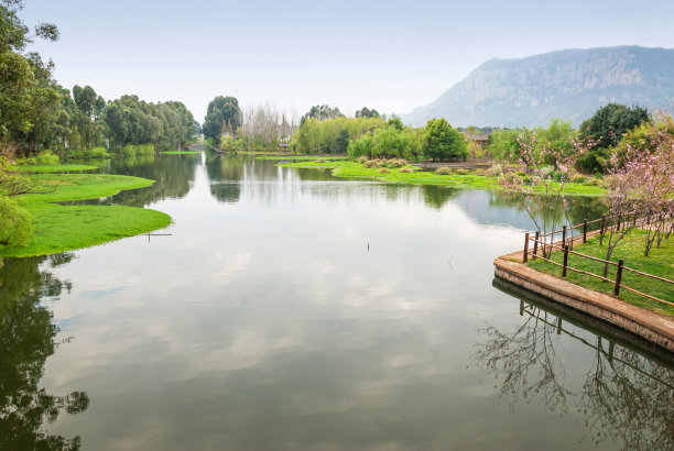 云南民族村景观图片下载