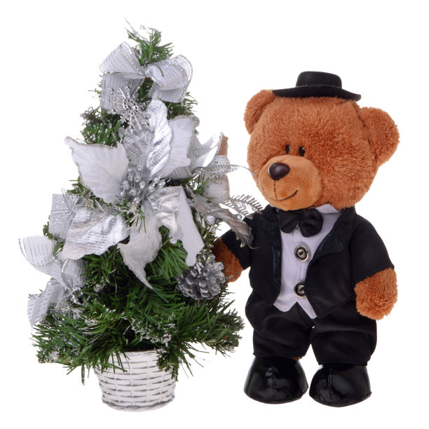 穿着戏服的泰迪熊图片下载