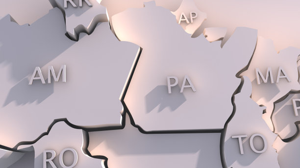 巴西地图图片下载