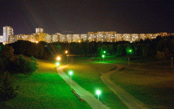 晚上的城市图片下载