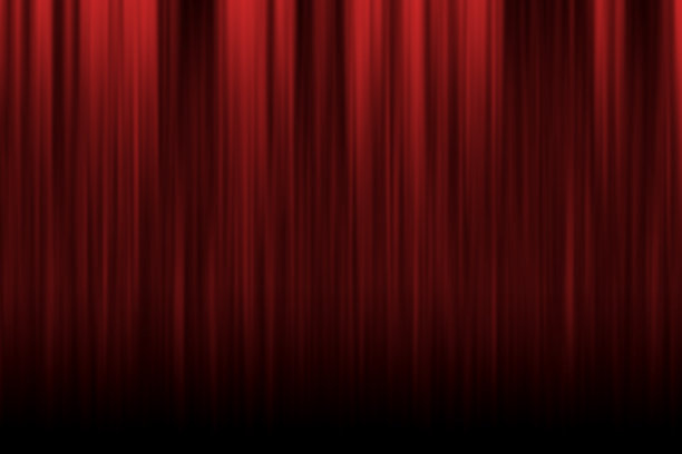 红色的窗帘上升图片下载