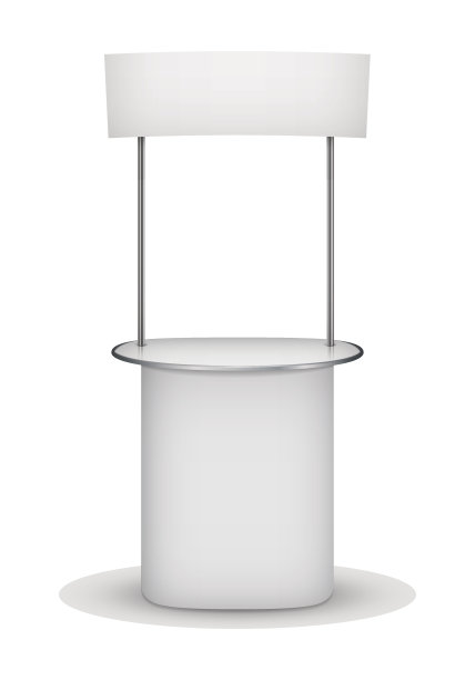 矢量空白展览贸易摊位图片下载