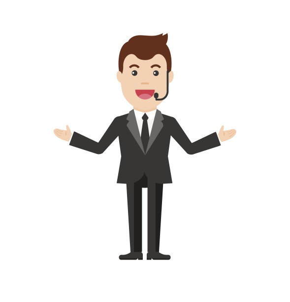 商业培训矢量插图。西装革履的说话人图片下载