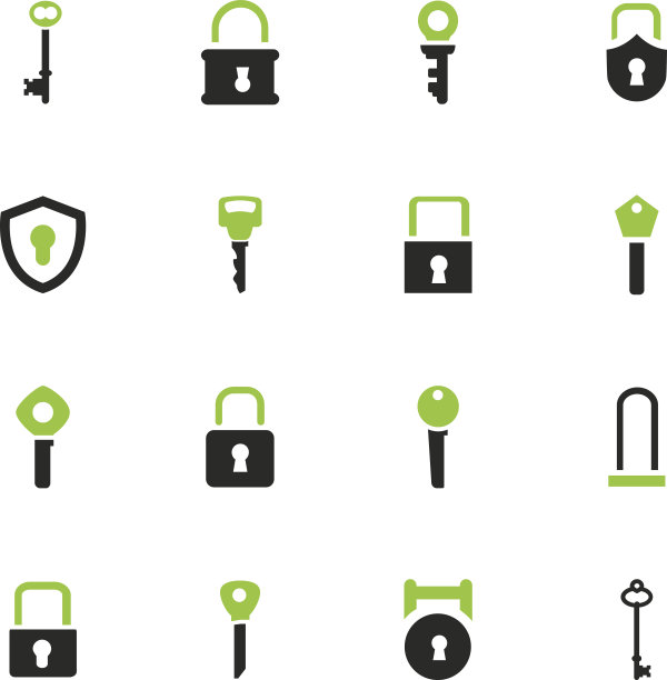 锁定和关键图标设置图片下载