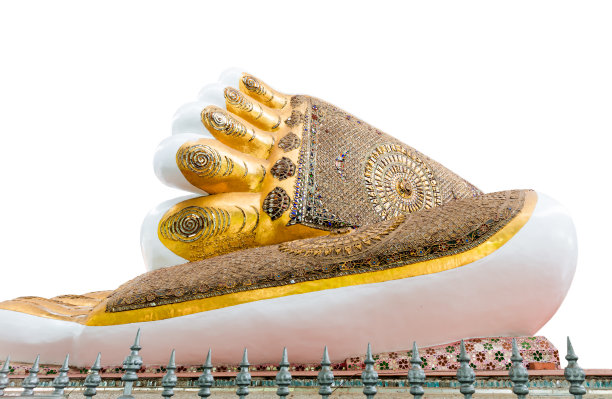 缅甸孤立大佛的足迹图片下载